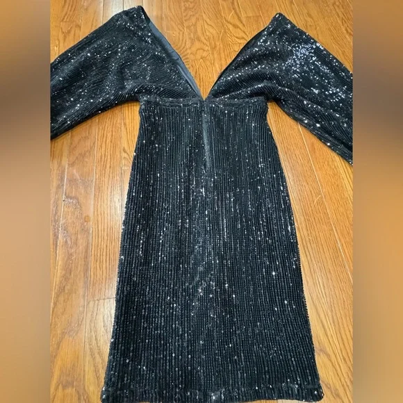 fire sequin dress Fire-Inspired Illusion One Sleeve Drag Sequin Mini Dress